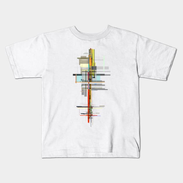 Wires - color Kids T-Shirt by Jim Keaton